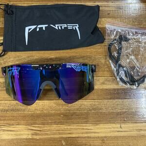 PIT VIPER The Hail Sagan 2000s Polarized Sunglasses Blue/purple